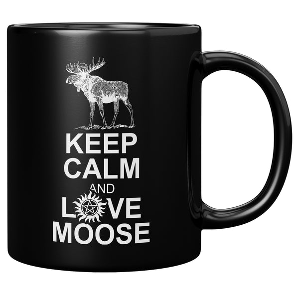 Keep Calm And Love Moose Mug