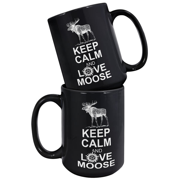 Keep Calm And Love Moose Mug