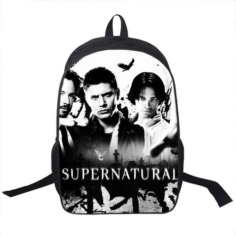 Supernatural Backpack Bag - Bags - Supernatural-Sickness
