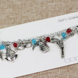 Supernatural Silvertone Metal Charm Bracelet - Bracelet - Supernatural-Sickness - 2