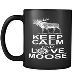 Keep Calm And Love Moose Mug - Drinkware - Supernatural-Sickness - 2