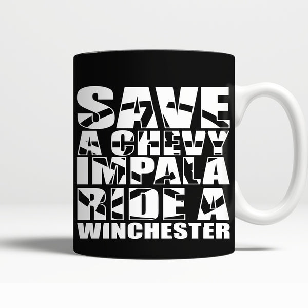 Save A Chevy Impala - Mug - Drinkwear - Supernatural-Sickness - 1