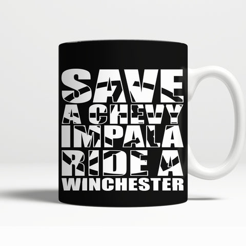 Save A Chevy Impala - Mug - Drinkwear - Supernatural-Sickness - 1