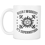 When I Workout - Mug - Drinkwear - Supernatural-Sickness - 2