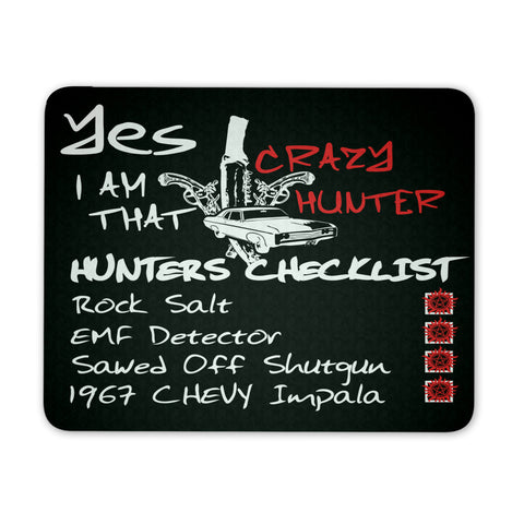 Crazy Hunter - Mousepad - Mousepads - Supernatural-Sickness