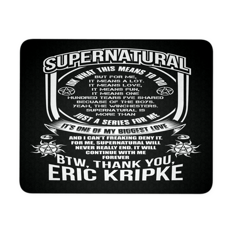 Eric Kripke - Mousepad - Mousepads - Supernatural-Sickness - 1