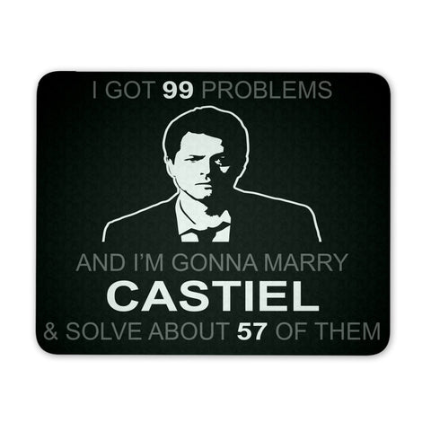 Im Gonna Marry Castiel - Mousepad - Mousepads - Supernatural-Sickness