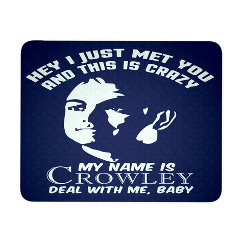 My Name Is Crowley - Mousepad - Mousepads - Supernatural-Sickness - 1