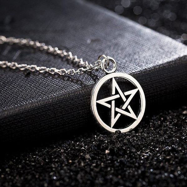 Gold/Silver Plated Pentagram Necklace - Necklace - Supernatural-Sickness - 2