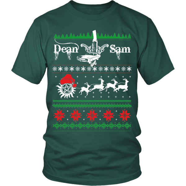 Supernatural UGLY Christmas Sweater - T-shirt - Supernatural-Sickness - 9