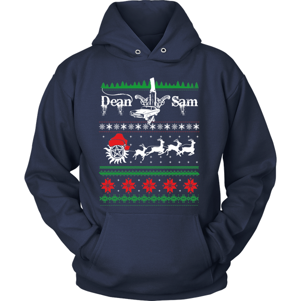 Supernatural UGLY Christmas Sweater - T-shirt - Supernatural-Sickness - 12