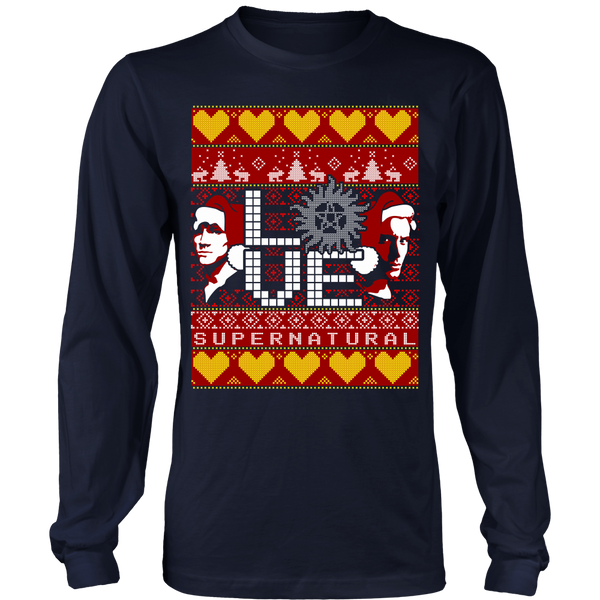 Supernatural UGLY Christmas Sweater - T-shirt - Supernatural-Sickness - 2