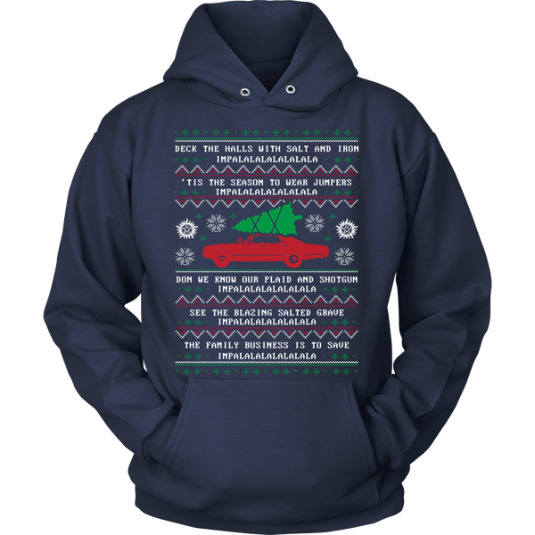 Supernatural Ugly Christmas Sweater - T-shirt - Supernatural-Sickness - 12