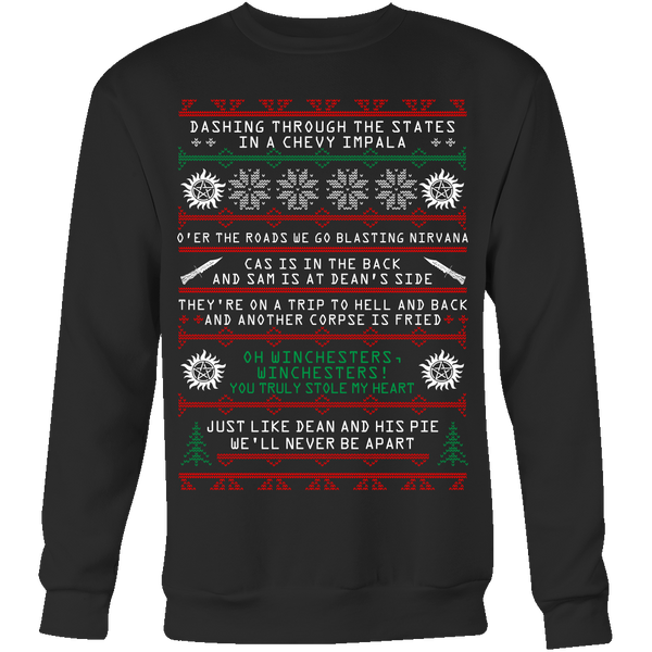 Supernatural UGLY Christmas Sweater - T-shirt - Supernatural-Sickness - 1
