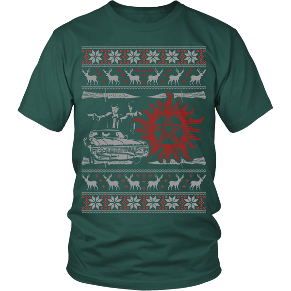 Supernatural UGLY Christmas Sweater - T-shirt - Supernatural-Sickness - 10