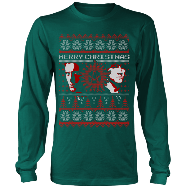 Supernatural UGLY Christmas Sweater - T-shirt - Supernatural-Sickness - 4