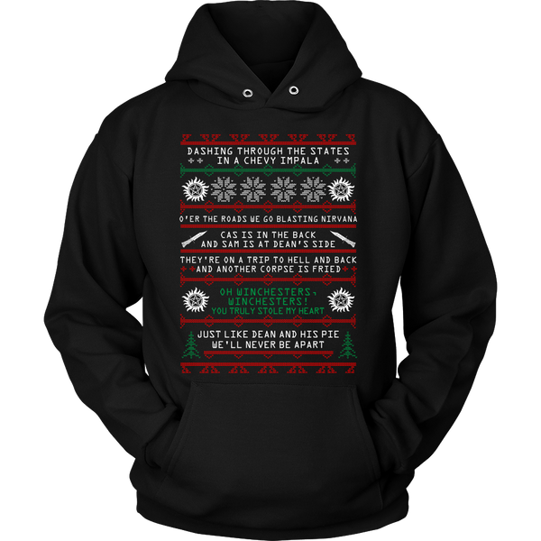 Supernatural UGLY Christmas Sweater - T-shirt - Supernatural-Sickness - 11