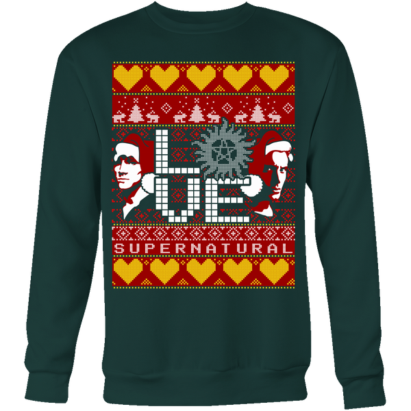 Supernatural UGLY Christmas Sweater - T-shirt - Supernatural-Sickness - 5