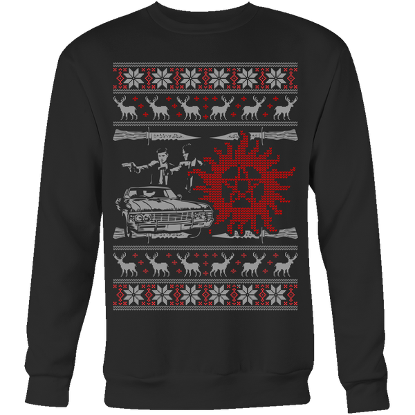 Supernatural UGLY Christmas Sweater - T-shirt - Supernatural-Sickness - 4