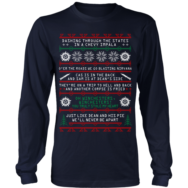 Supernatural UGLY Christmas Sweater - T-shirt - Supernatural-Sickness - 5