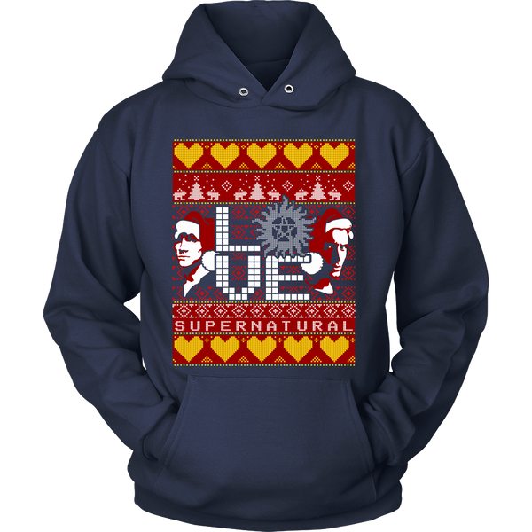 Supernatural UGLY Christmas Sweater - T-shirt - Supernatural-Sickness - 12