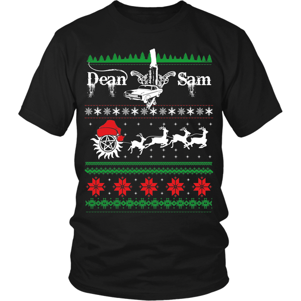 Supernatural UGLY Christmas Sweater - T-shirt - Supernatural-Sickness - 7