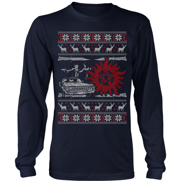 Supernatural UGLY Christmas Sweater - T-shirt - Supernatural-Sickness - 2