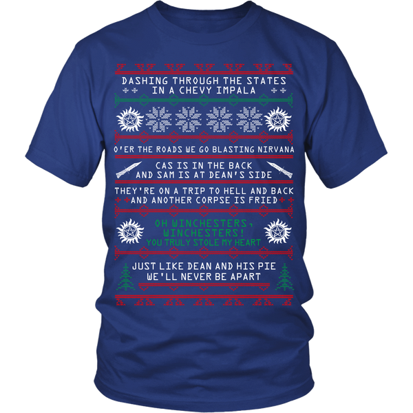Supernatural UGLY Christmas Sweater - T-shirt - Supernatural-Sickness - 7
