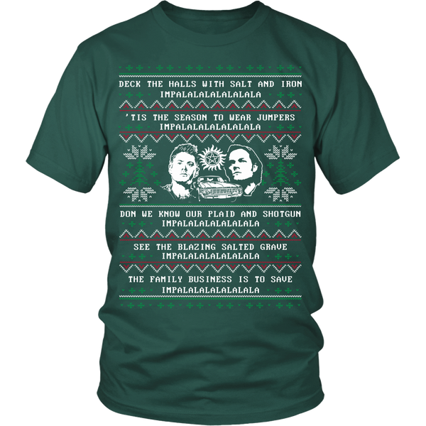 Supernatural Ugly Christmas Sweater - T-shirt - Supernatural-Sickness - 10