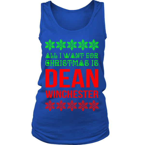 All I Want For Christmas Is Dean Winchester - Tank Top - T-shirt - Supernatural-Sickness - 2