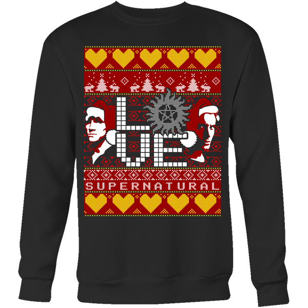 Supernatural UGLY Christmas Sweater - T-shirt - Supernatural-Sickness - 4