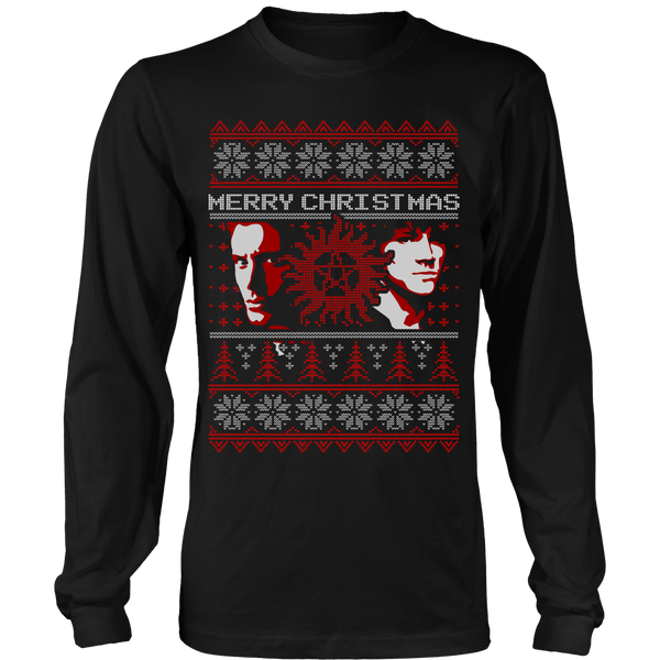 Supernatural UGLY Christmas Sweater - T-shirt - Supernatural-Sickness - 2