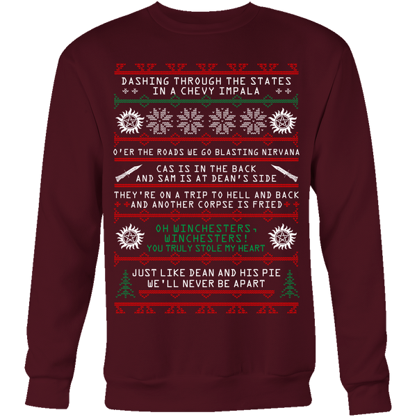 Supernatural UGLY Christmas Sweater - T-shirt - Supernatural-Sickness - 3