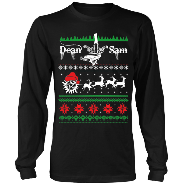 Supernatural UGLY Christmas Sweater - T-shirt - Supernatural-Sickness - 1
