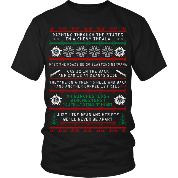 Supernatural UGLY Christmas Sweater - T-shirt - Supernatural-Sickness - 10