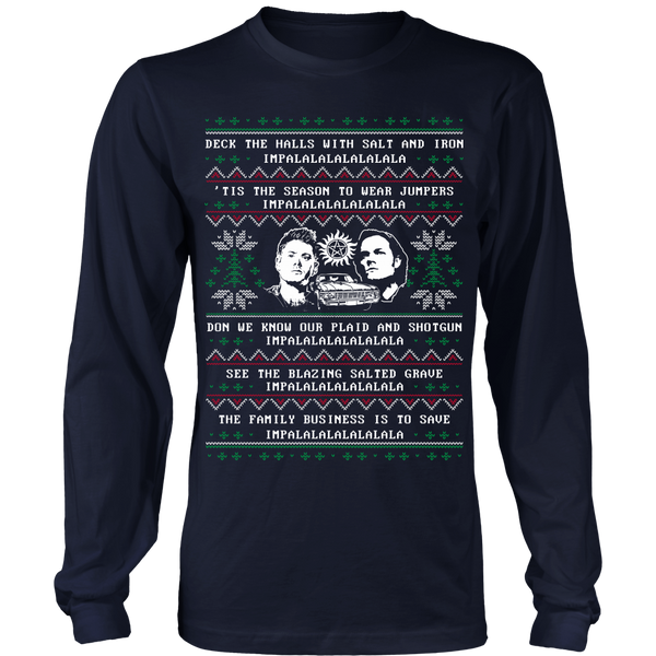Supernatural Ugly Christmas Sweater - T-shirt - Supernatural-Sickness - 5