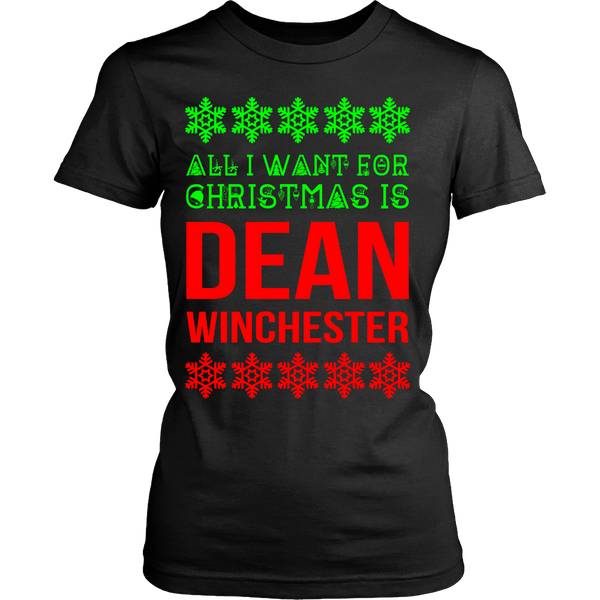 All I Want For Christmas Is Dean Winchester - Tank Top - T-shirt - Supernatural-Sickness - 10