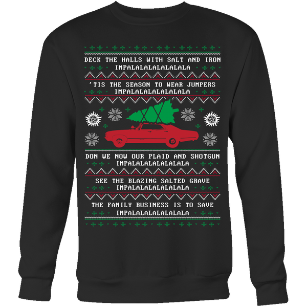 Supernatural UGLY Christmas Sweater - T-shirt - Supernatural-Sickness - 1