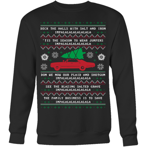 Supernatural UGLY Christmas Sweater - T-shirt - Supernatural-Sickness - 1