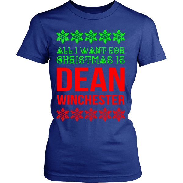 All I Want For Christmas Is Dean Winchester - Tank Top - T-shirt - Supernatural-Sickness - 13