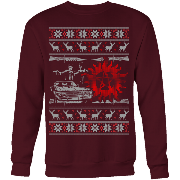 Supernatural UGLY Christmas Sweater - T-shirt - Supernatural-Sickness - 6
