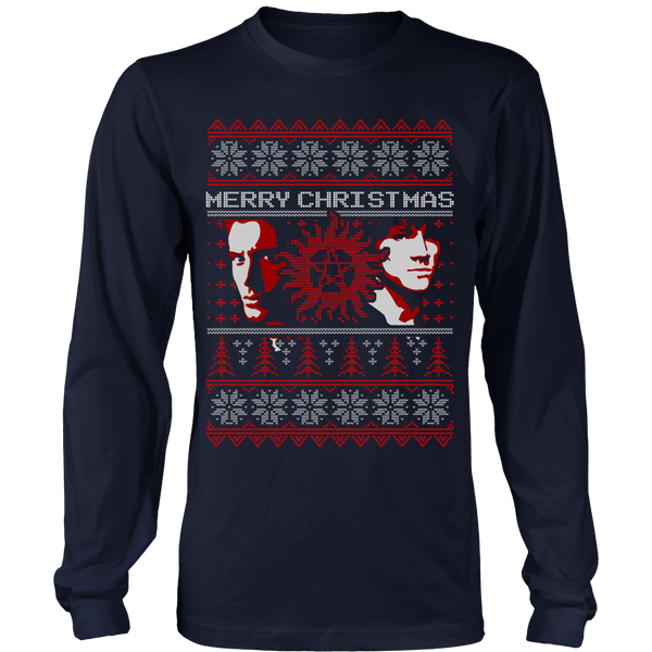 Supernatural UGLY Christmas Sweater - T-shirt - Supernatural-Sickness - 3