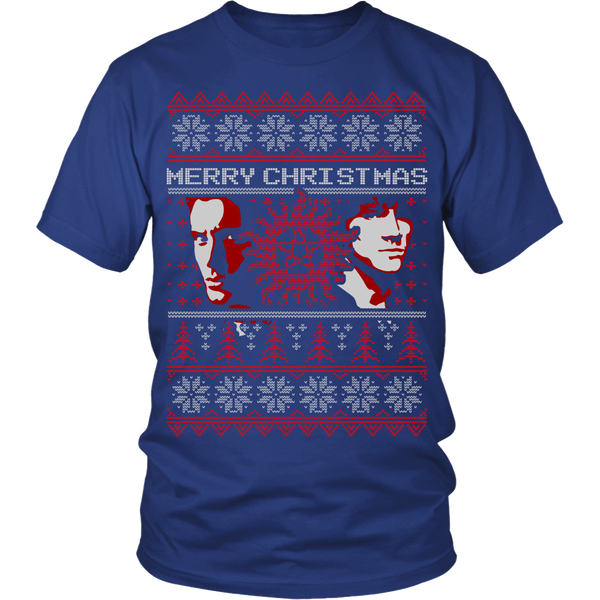 Supernatural UGLY Christmas Sweater - T-shirt - Supernatural-Sickness - 9