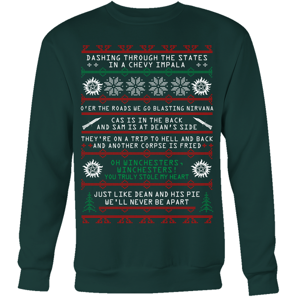 Supernatural UGLY Christmas Sweater - T-shirt - Supernatural-Sickness - 2