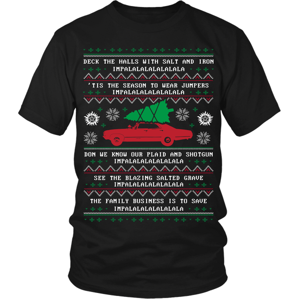 Supernatural Ugly Christmas Sweater - T-shirt - Supernatural-Sickness - 8