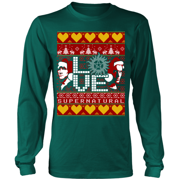 Supernatural UGLY Christmas Sweater - T-shirt - Supernatural-Sickness - 3