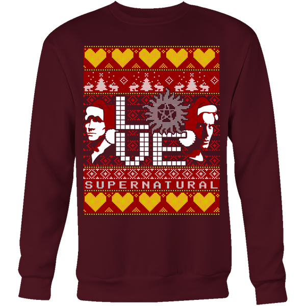 Supernatural UGLY Christmas Sweater - T-shirt - Supernatural-Sickness - 10