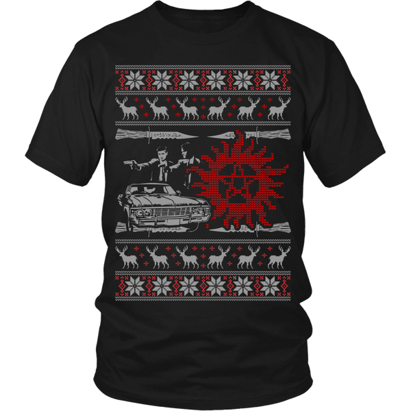 Supernatural UGLY Christmas Sweater - T-shirt - Supernatural-Sickness - 7