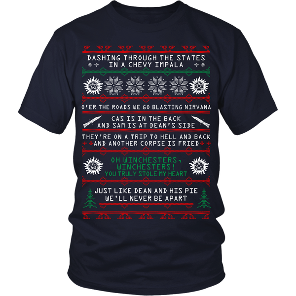 Supernatural UGLY Christmas Sweater - T-shirt - Supernatural-Sickness - 8