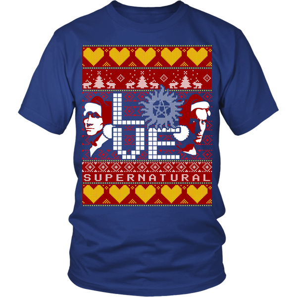 Supernatural UGLY Christmas Sweater - T-shirt - Supernatural-Sickness - 6